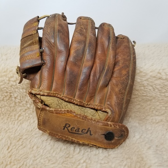 VTG Reach Left Handed Baseball Glove #4104 Don Drysdale LHT RARE Antique